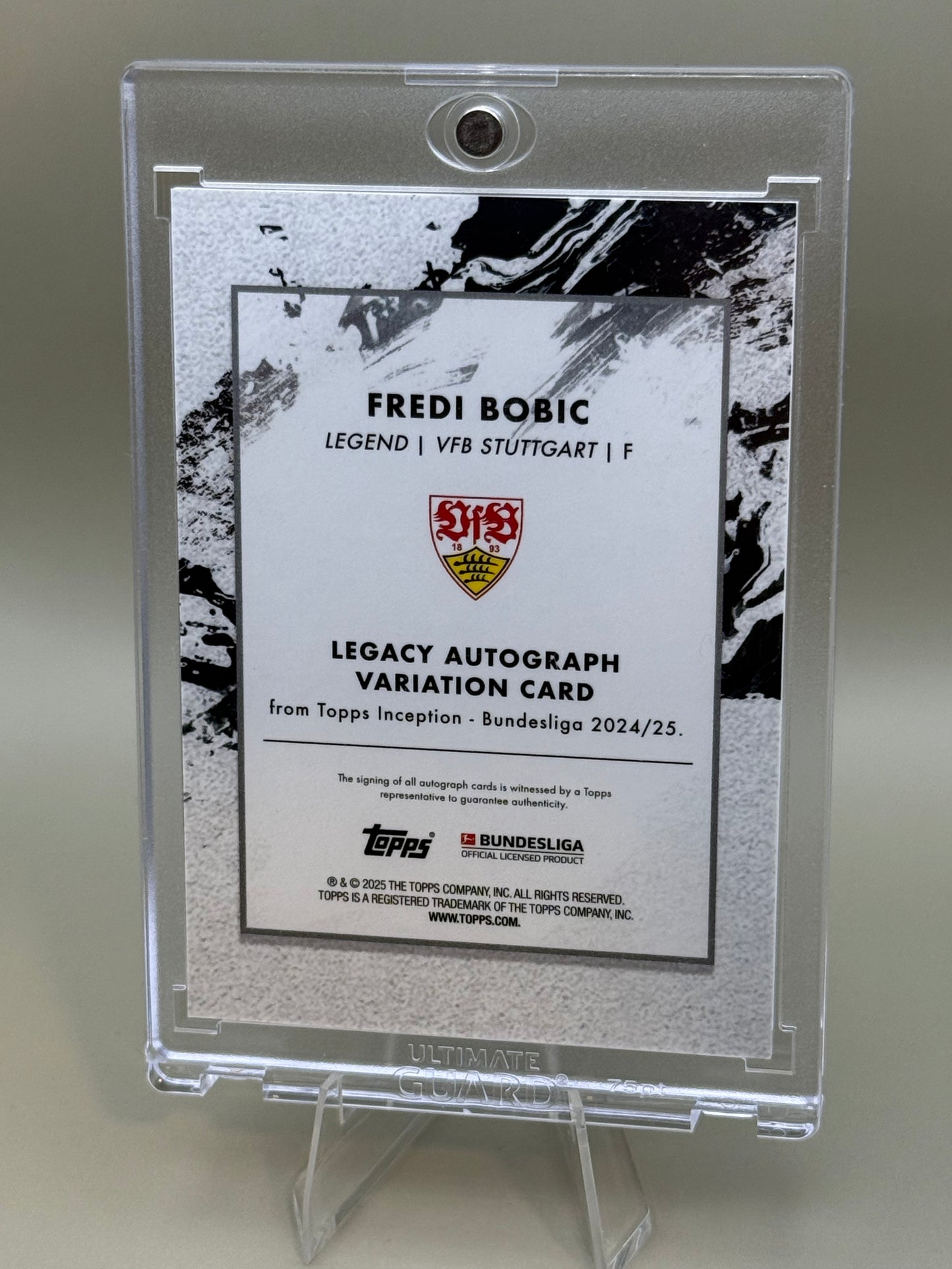 Topps Inception Bundesliga | Fredi Bobic Autogramm 19/49 - VFB Stuttgart
