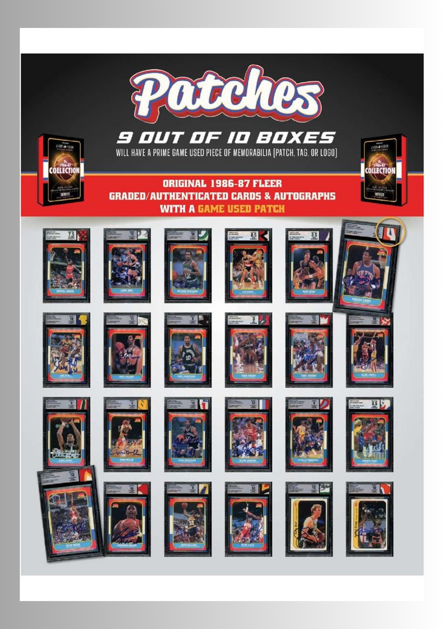 Jersey Fusion 1986-87 Fleer NBA Collection