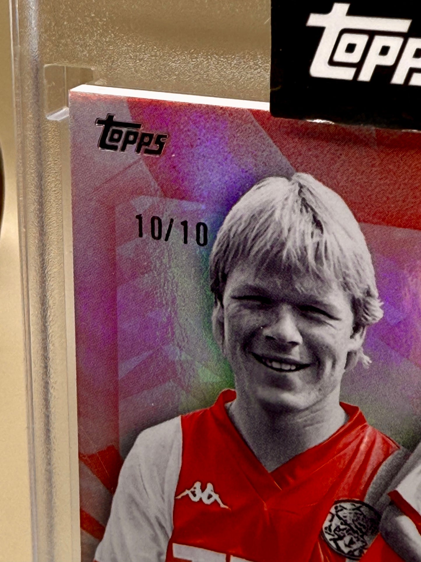 Topps 125th Anniversary Ajax Amsterdam | Ronald Koeman | limitiert 10/10 | Autogramm | De Amsterdammers