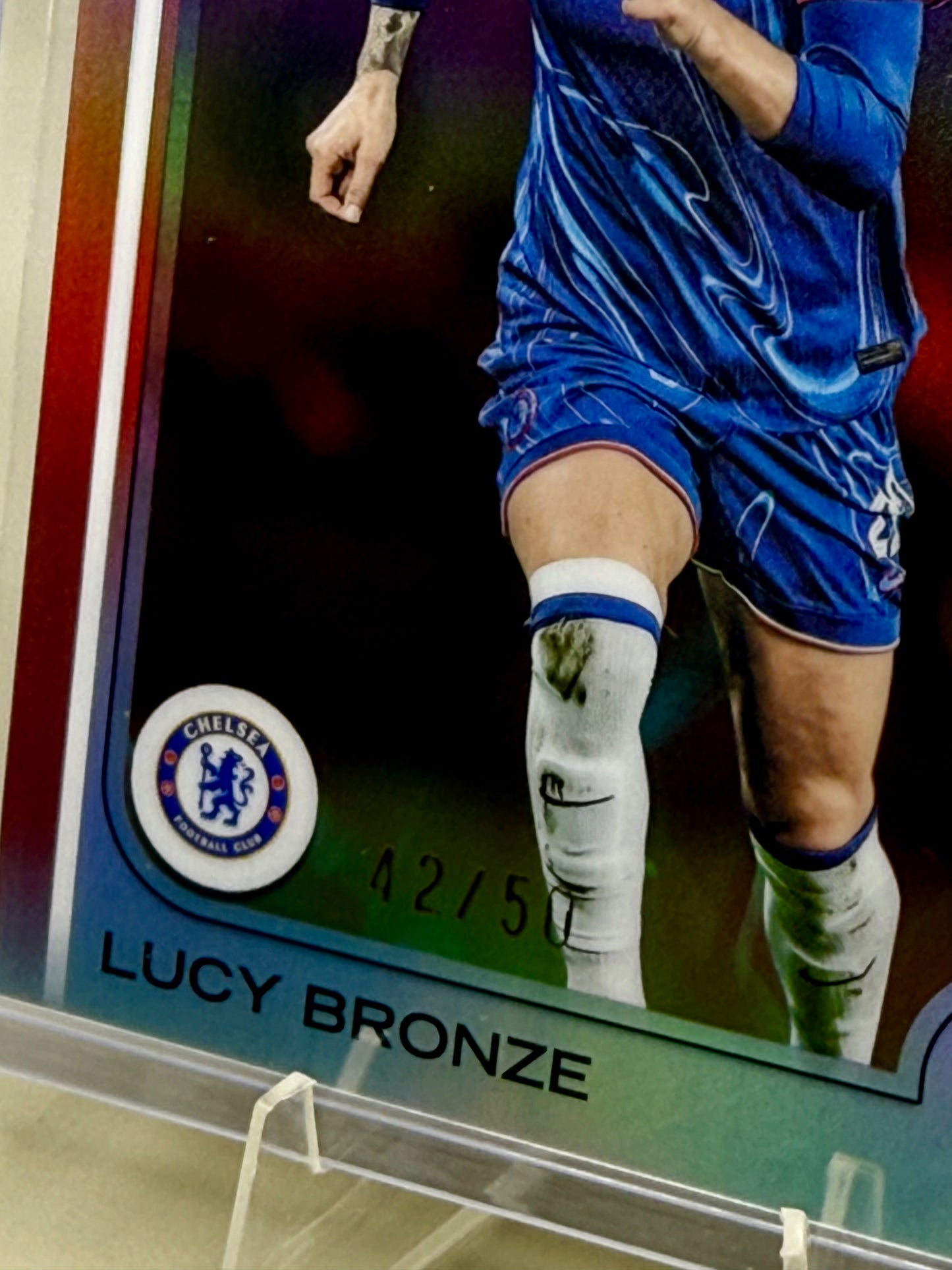 Topps Chrome UWCL 2024/25 | Lucy Bronze | Chelsea FC | limitiert 42/50