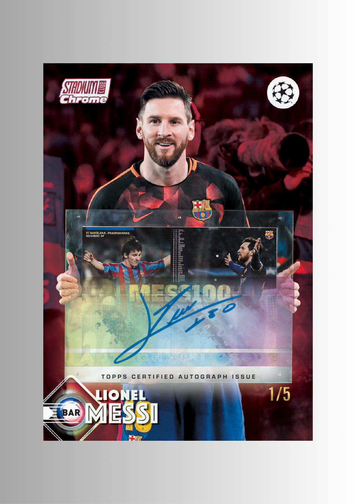Topps Stadium Club Chrome UEFA Champions League 2025/26 - Hobby Box