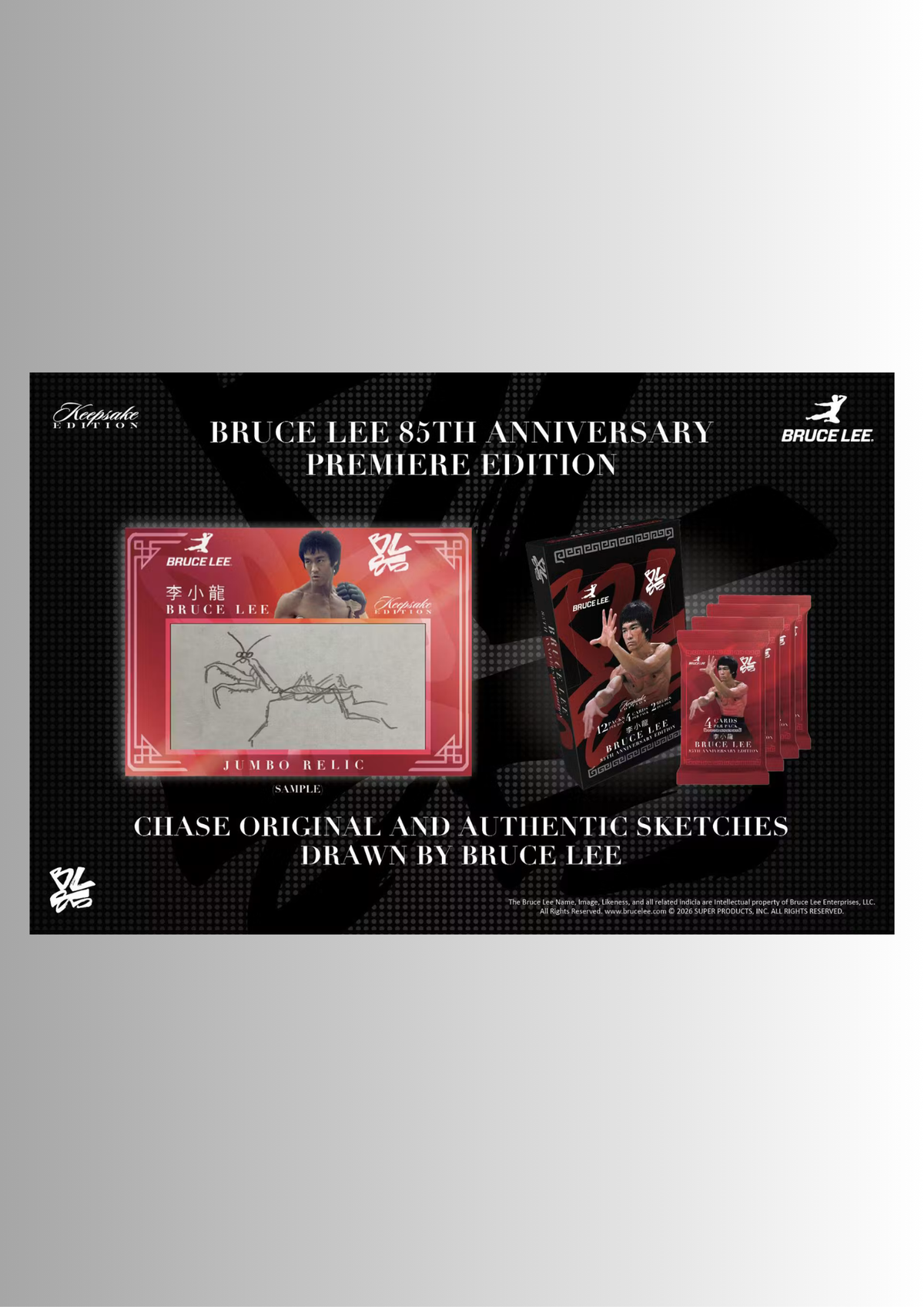 2026 Keepsake Bruce Lee 85th Anniversary Premiere Edition | Hobby Box