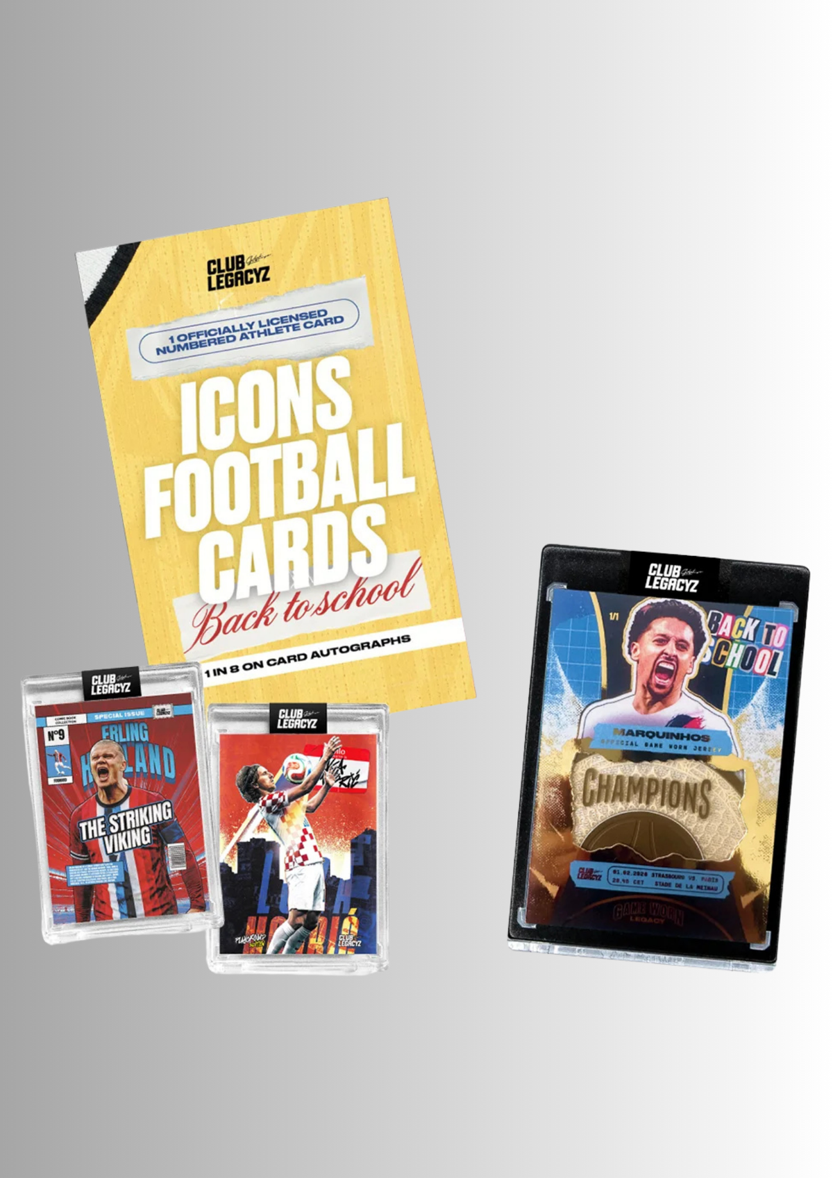 Club Legacyz Icons Football Cards — Back to School 5th Edition