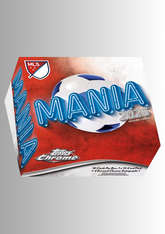 2026 Topps MLS Major League Soccer Chrome - Mania Box