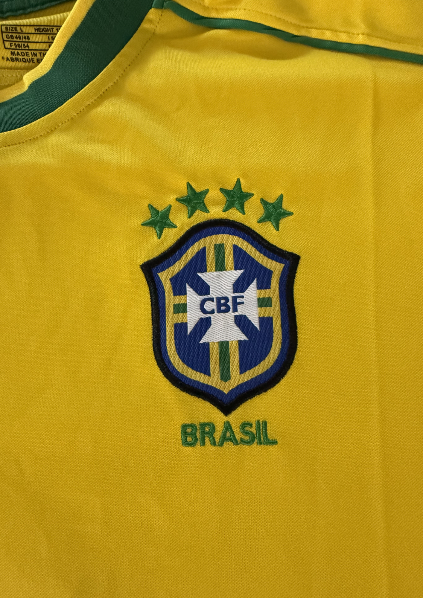 Trikot Ronaldo Nazario #9 Brazil 1998 Home Signed Jersey (Beckett COA)