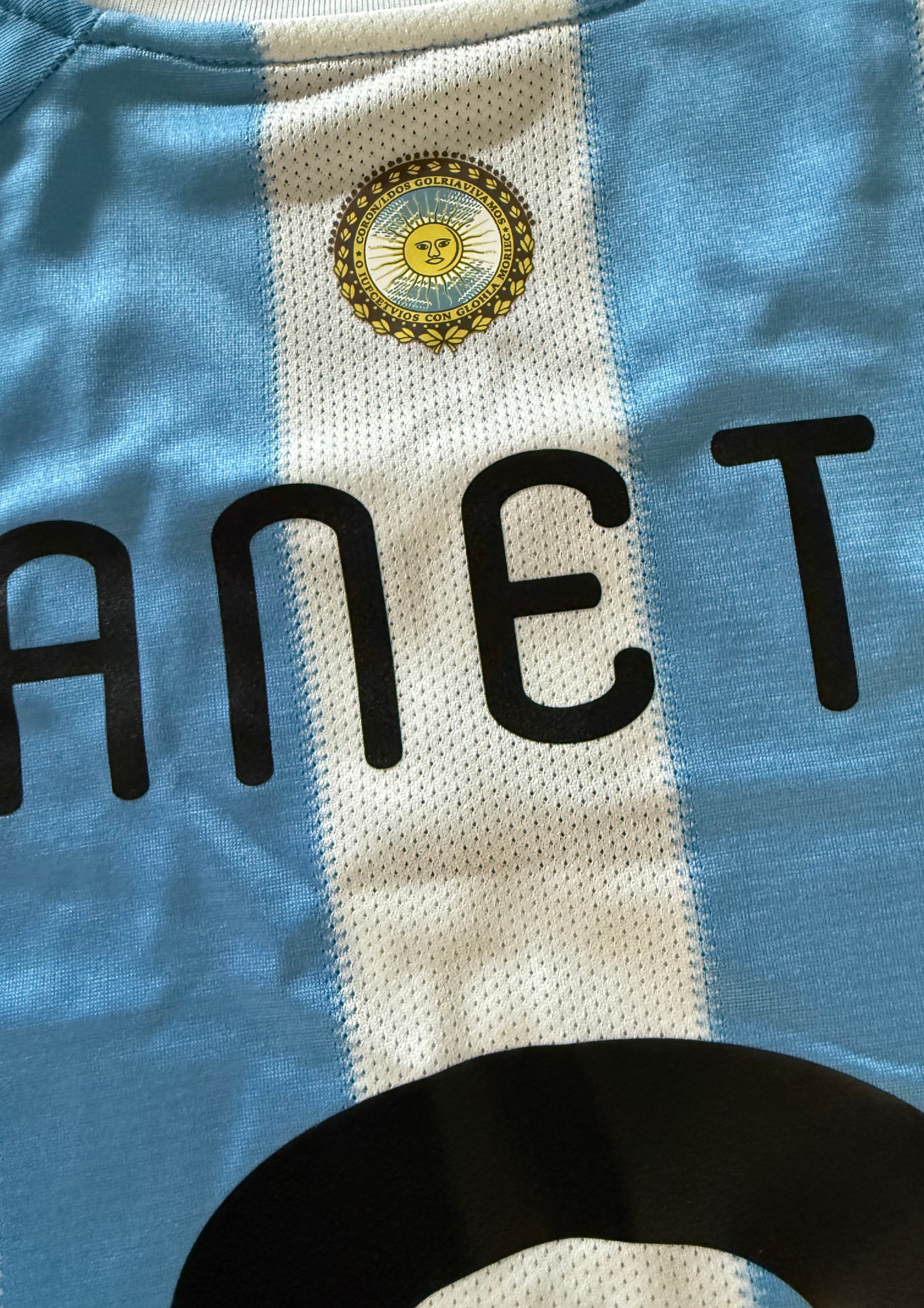 Javier Zanetti #8 Argentinien Signed Jersey (Beckett COA)