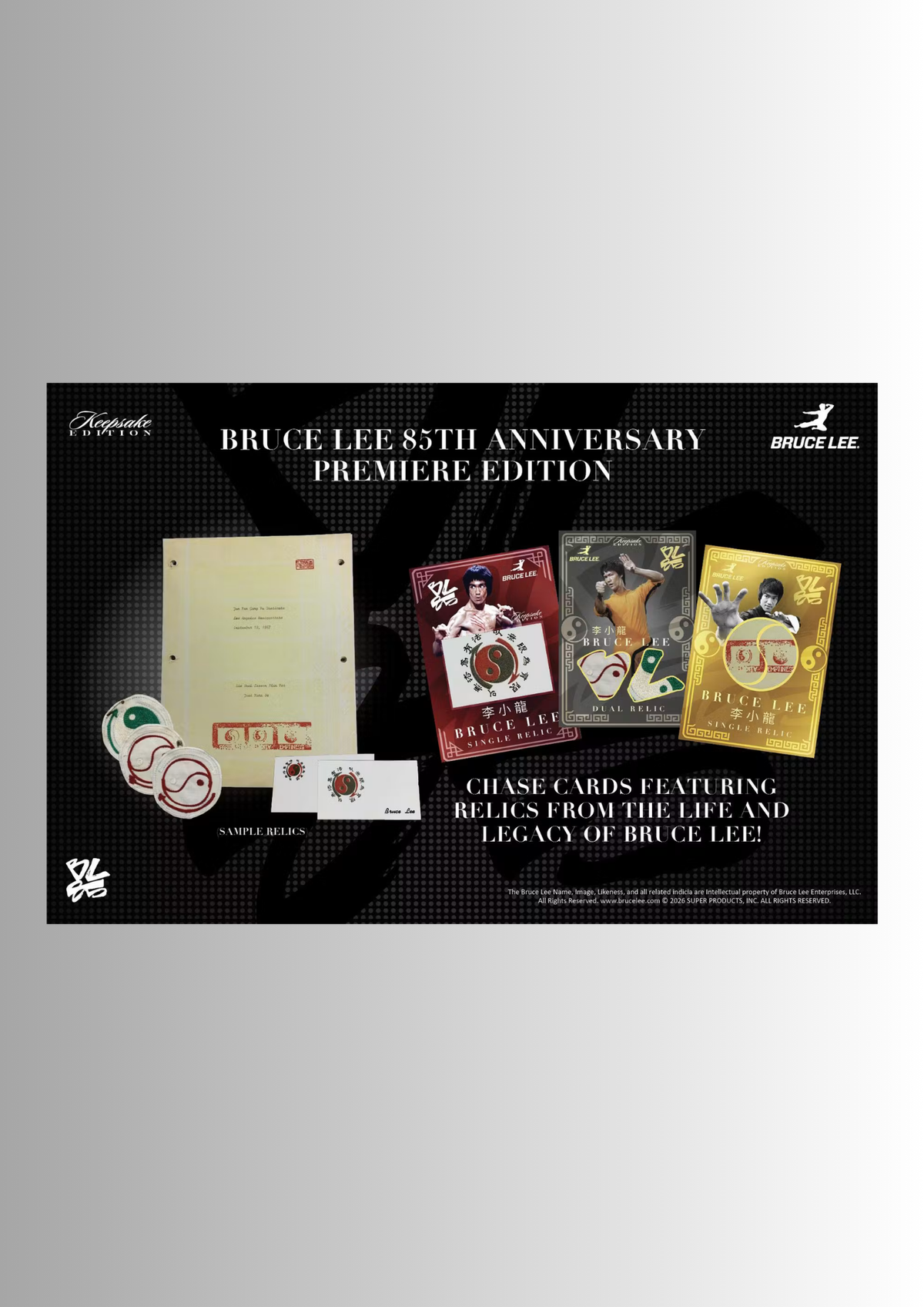 2026 Keepsake Bruce Lee 85th Anniversary Premiere Edition | Hobby Box