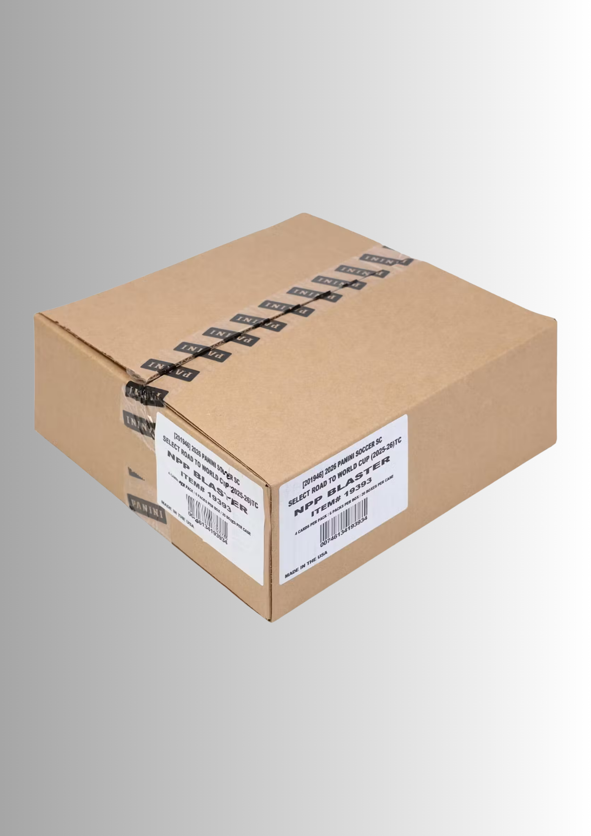 2025/26 Panini Select Road to FIFA World Cup Soccer Blaster | 20-Box Case