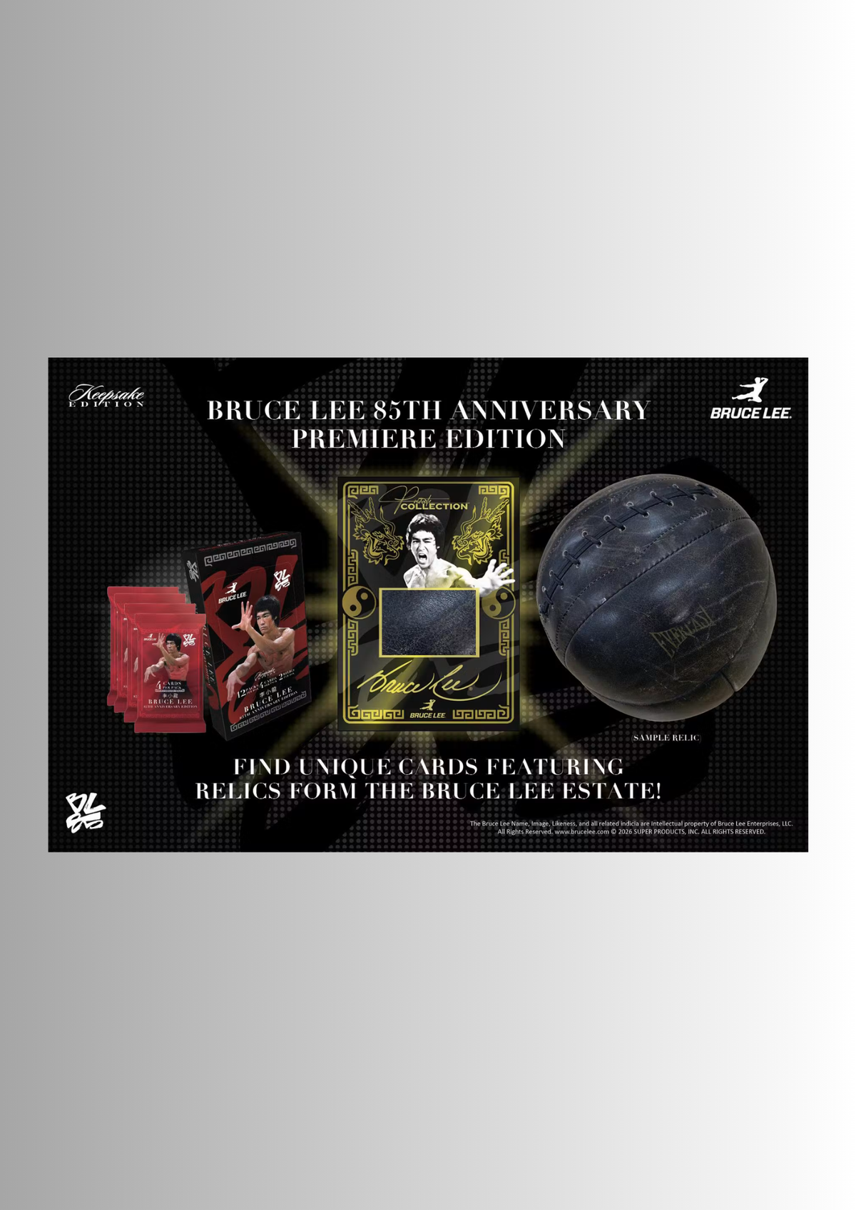 2026 Keepsake Bruce Lee 85th Anniversary Premiere Edition | Hobby Box
