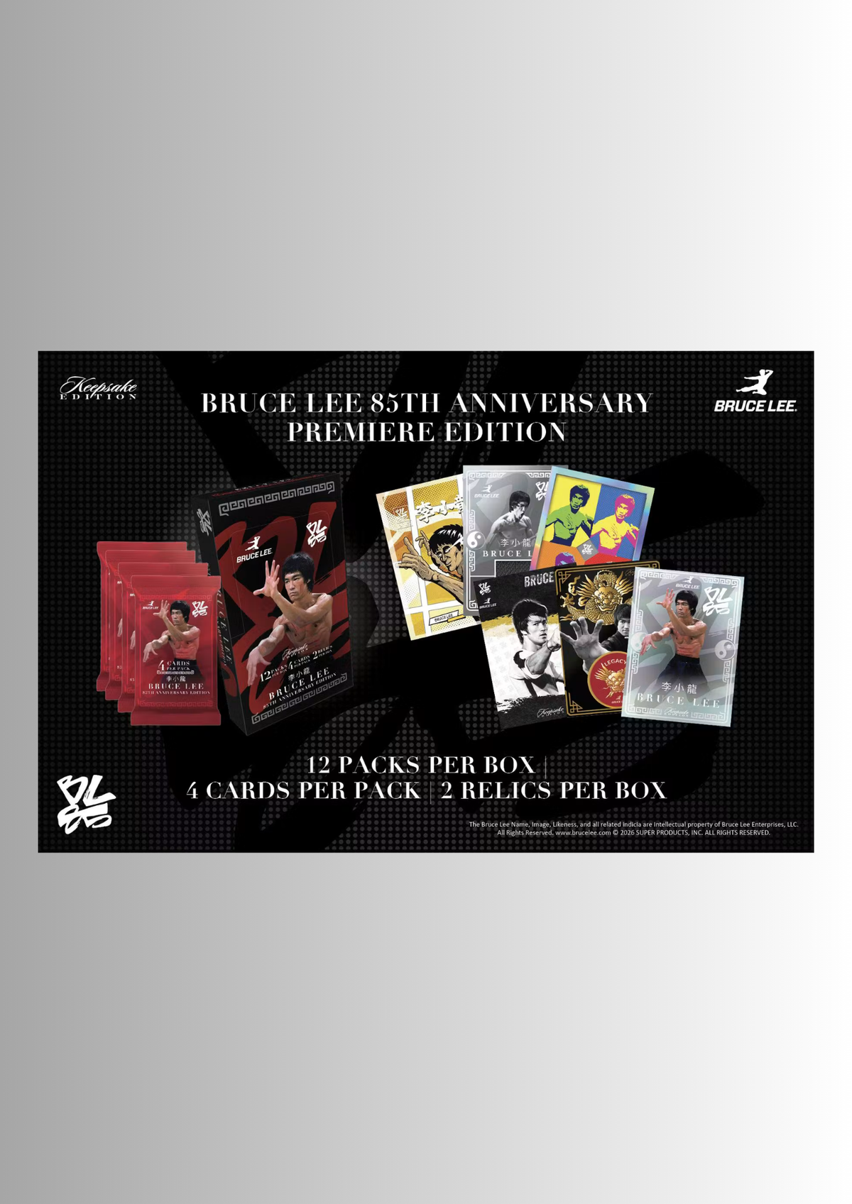 2026 Keepsake Bruce Lee 85th Anniversary Premiere Edition | Hobby Box