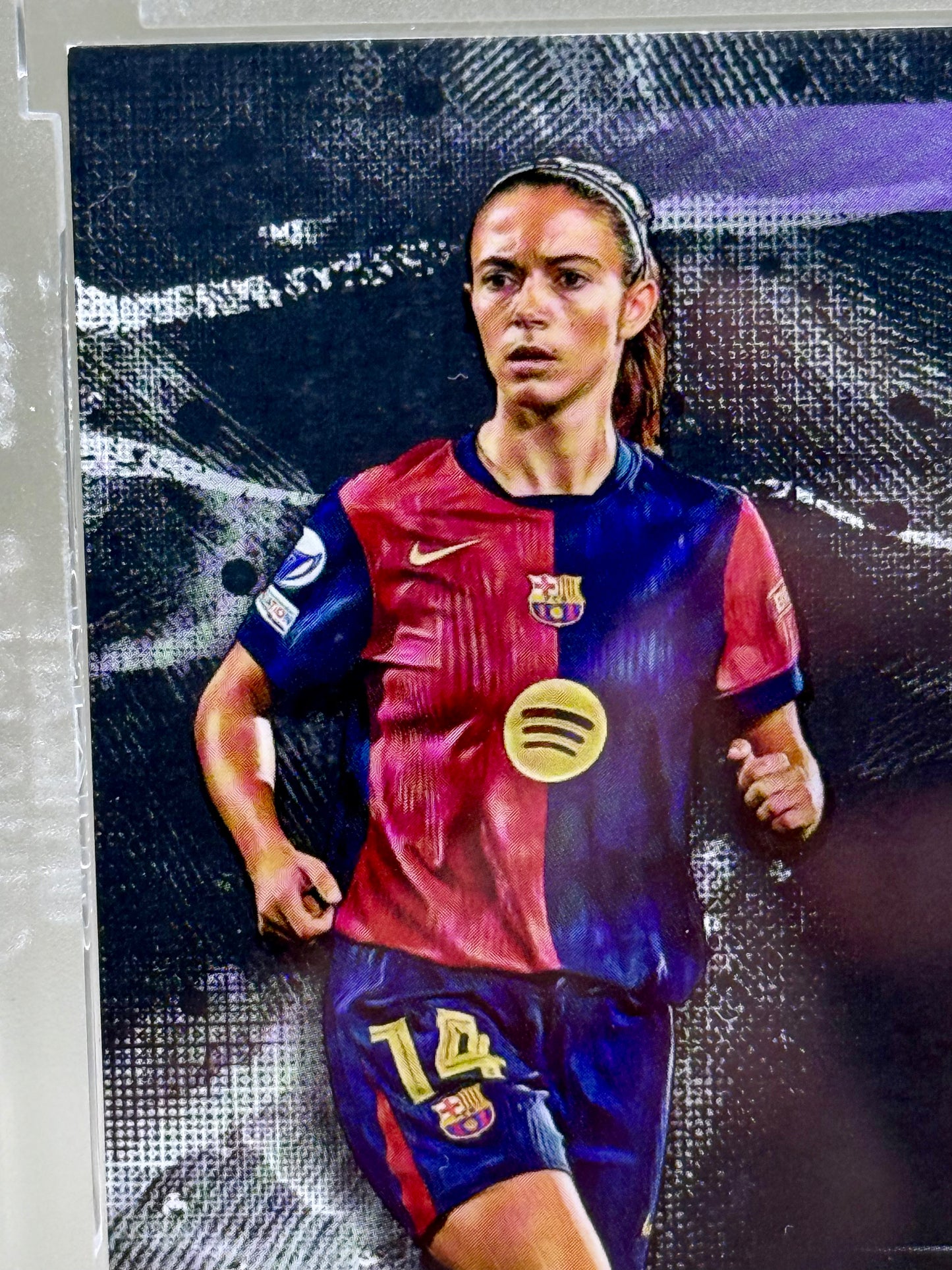 Aitana Bonmati | Barcelona | Topps Inception 2024/25 | Silver Signings Autogramm on Card | limitiert 12/25