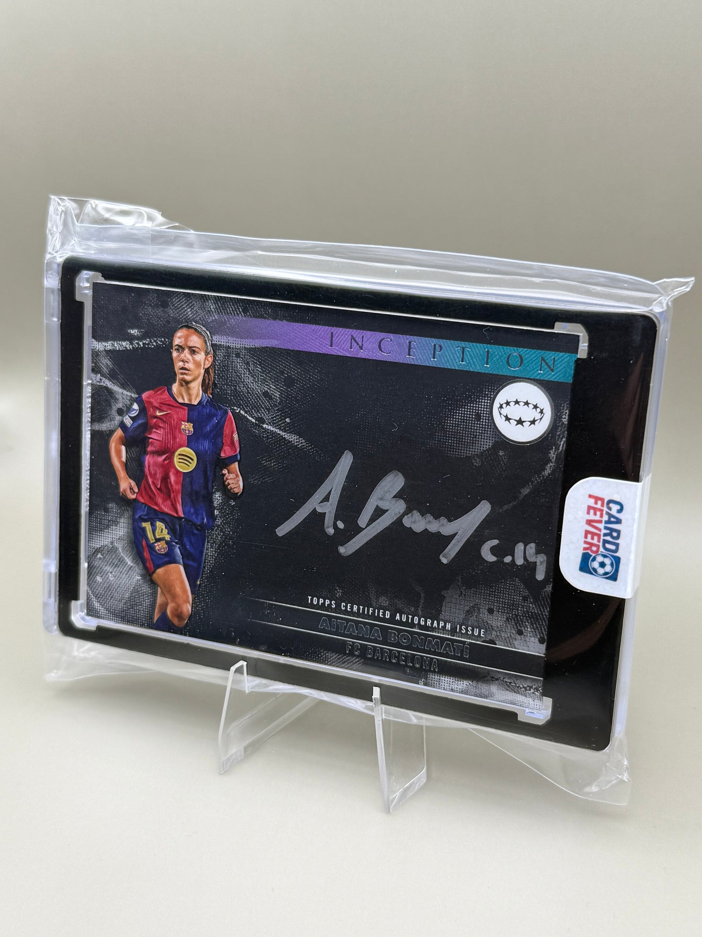 Aitana Bonmati | FC Barcelona | Topps Inception UCC 2024/25 | Silver Signings | on Card | Base