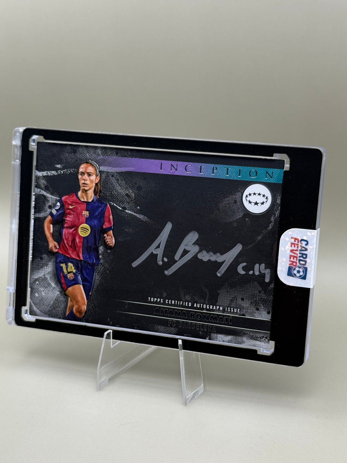 Aitana Bonmati | FC Barcelona | Topps Inception UCC 2024/25 | Silver Signings | on Card | Base