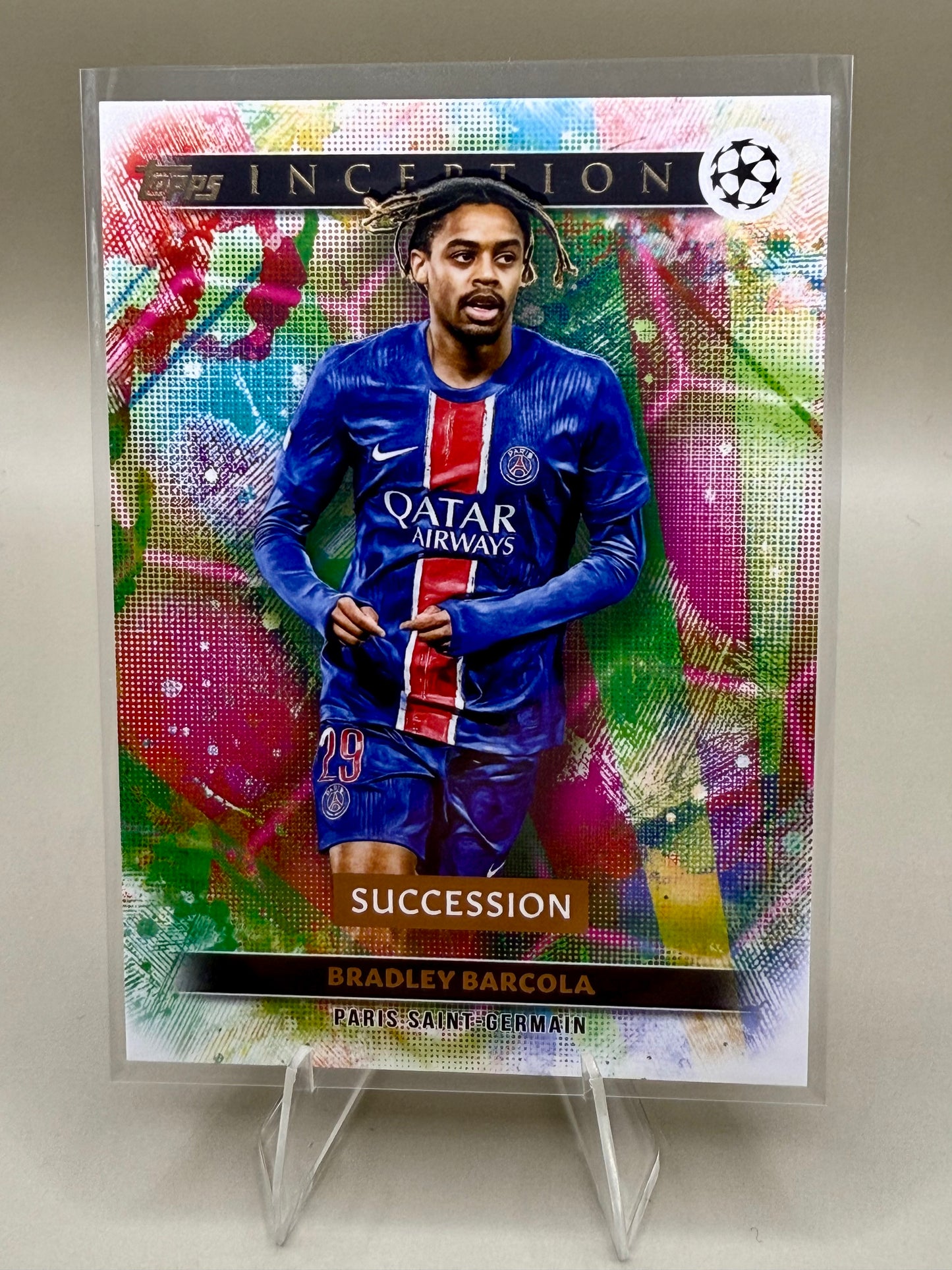 Bradley Barcola | Topps Inception 2024/25 | PSG | Succession | Base
