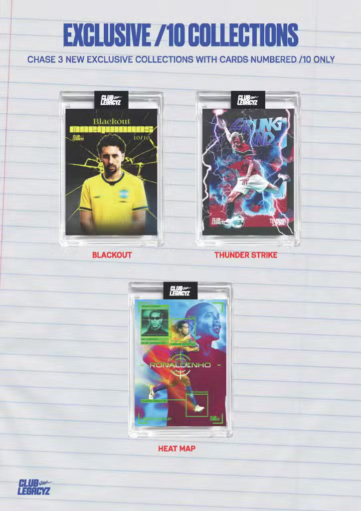Club Legacyz Icons Football Cards — Back to School 5th Edition