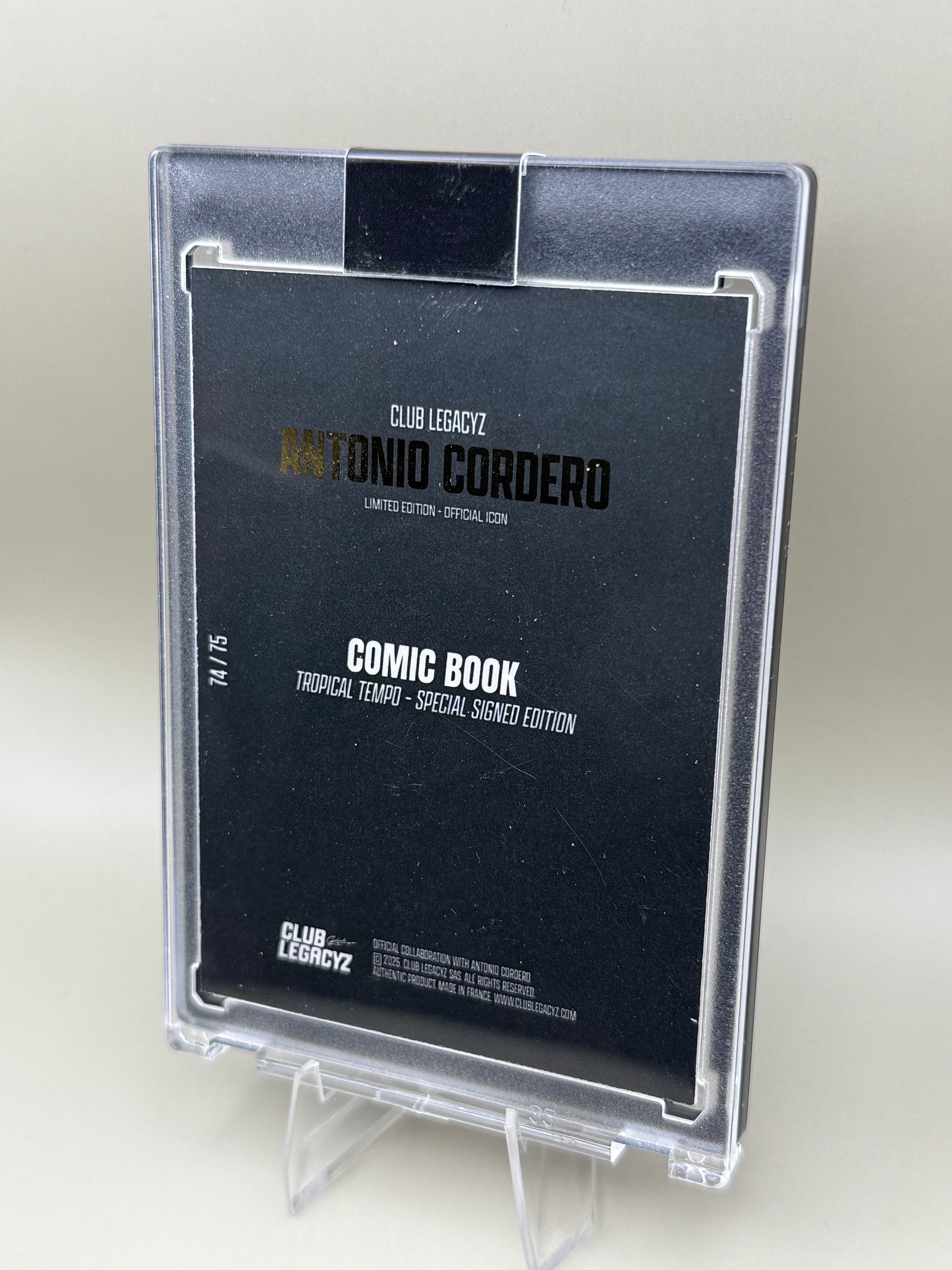 Antonio Cordero | Club Legacyz | limitiert 74/75 | On Card Auto | Newcastle | Spain