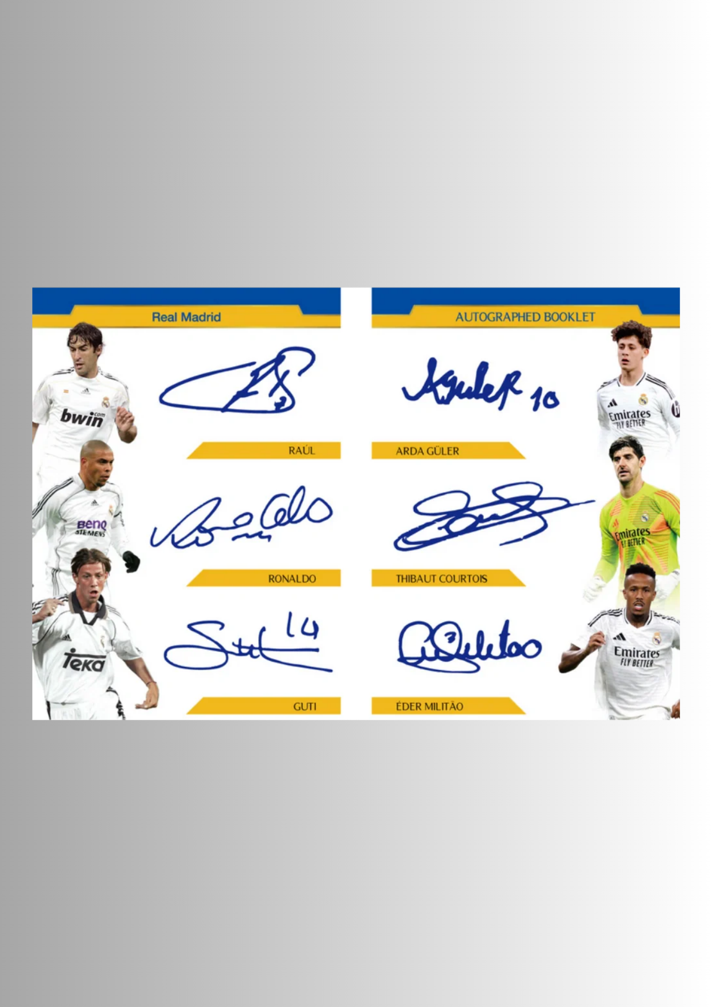 Daka 2024-25 Real Madrid Team Set ONE & TWO - Hobby Box