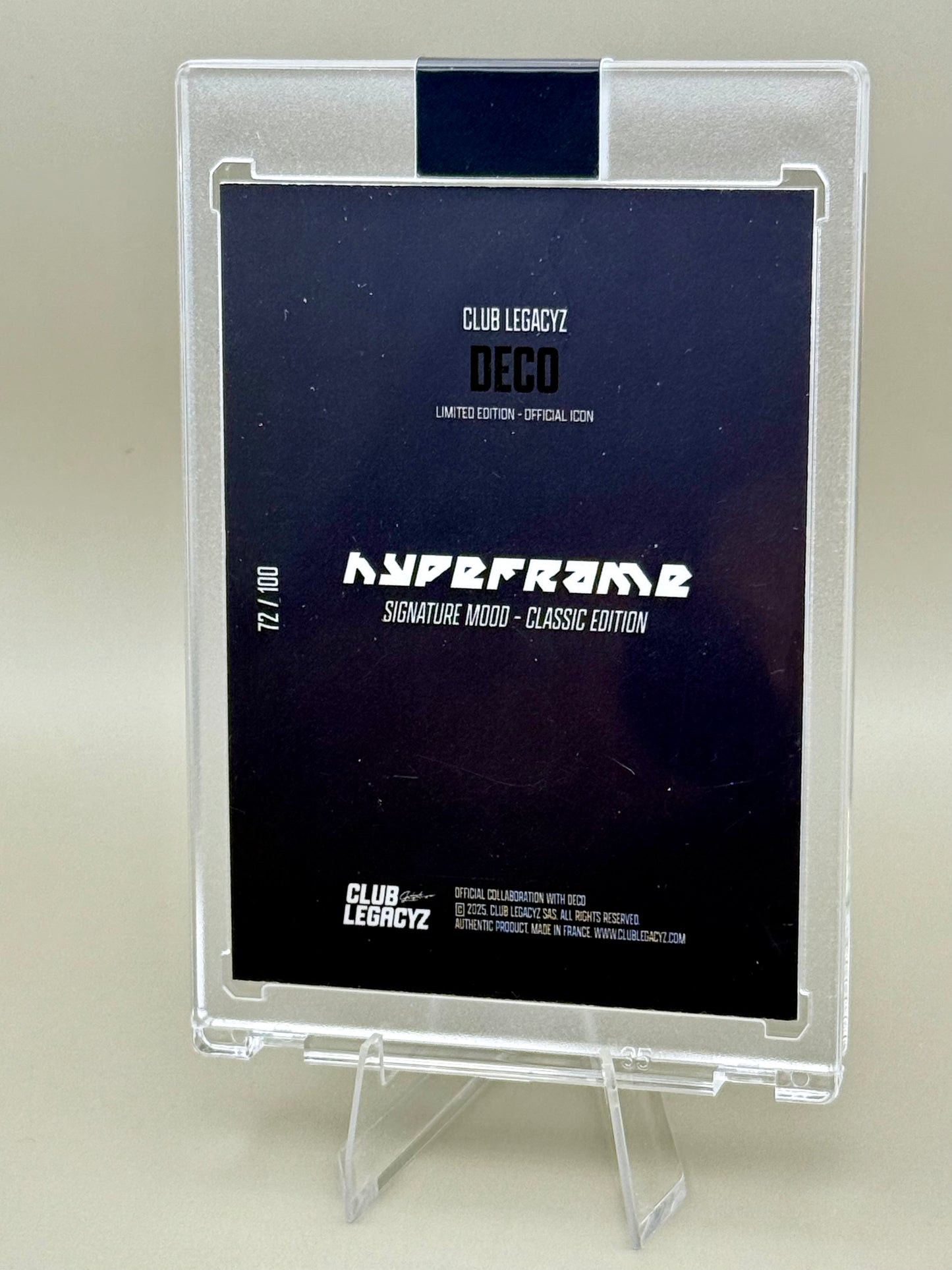 Deco | Club Legacyz | limited Edition Icon | limitiert 72/100