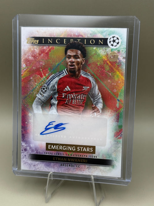 Ethan Nwaneri | RC | Arsenal FC | Auto | Topps Inception UCC 2024/25