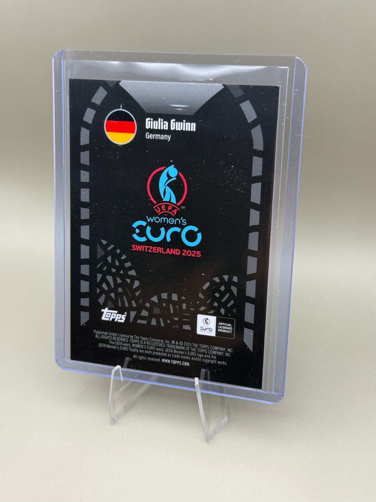 Topps Merlin | Renaissance | Giulia Gwinn | limitiert 06/10 | Deutschland
