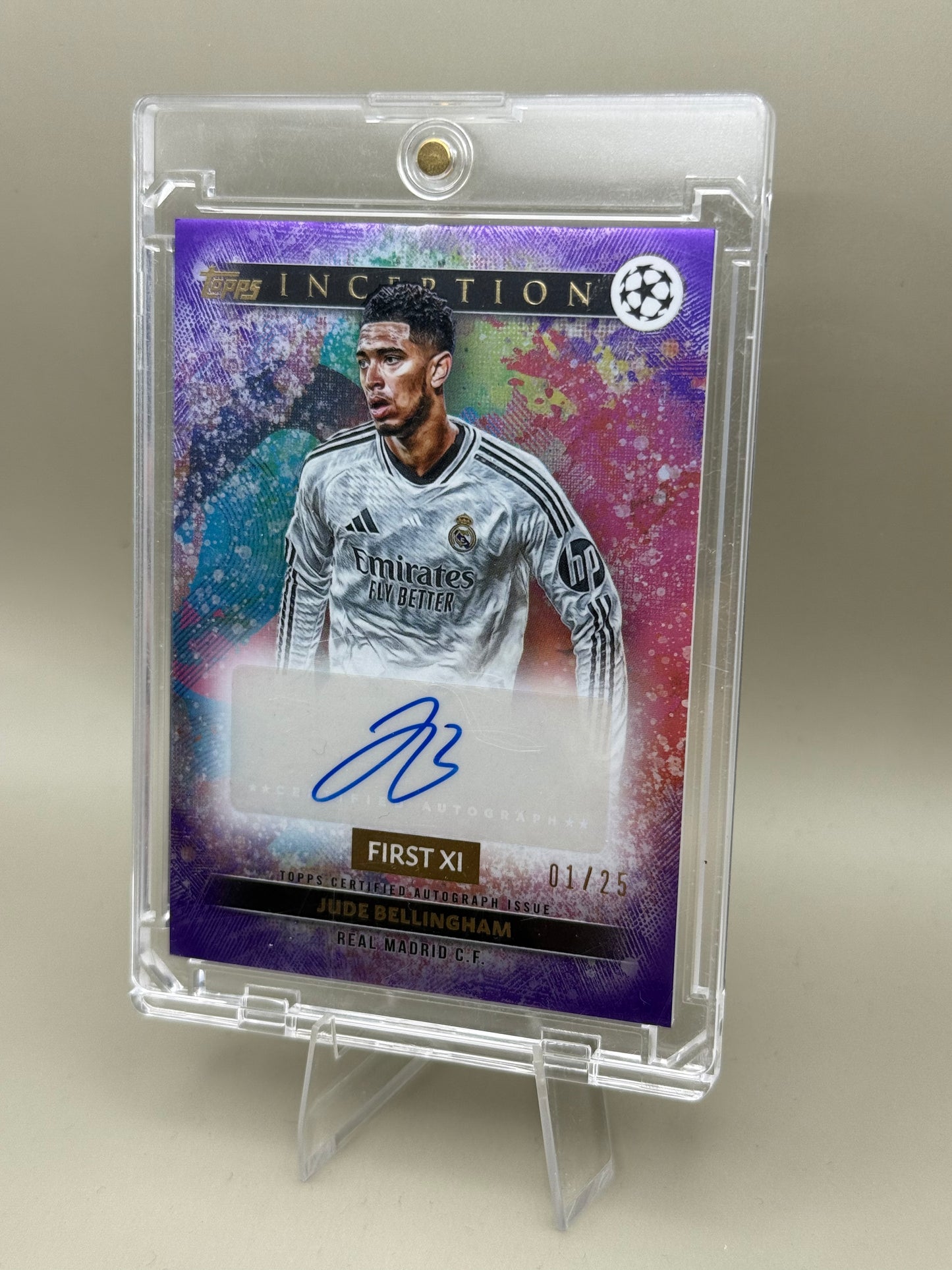 Topps Inception UEFA Club Competitions 24/25  | Jude Bellingham Auto /25