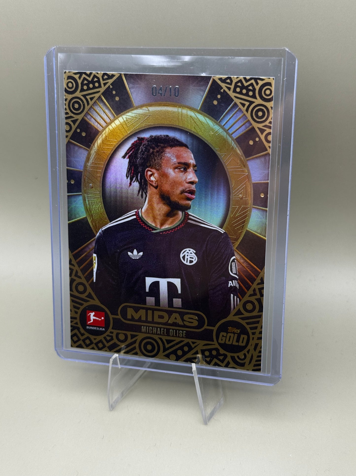 Topps Gold 2026 Michael Olise FC Bayern München Super Rare MIDAS Gold 04/10
