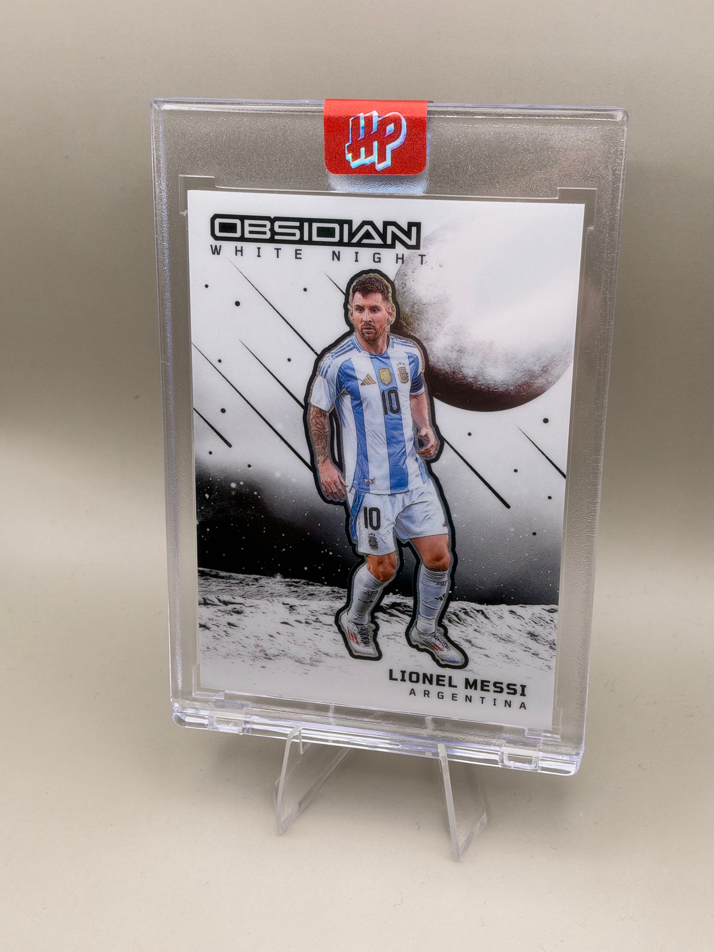 2023-24 Panini Obsidian Lionel Messi SSP Case Hit | White Night #3
