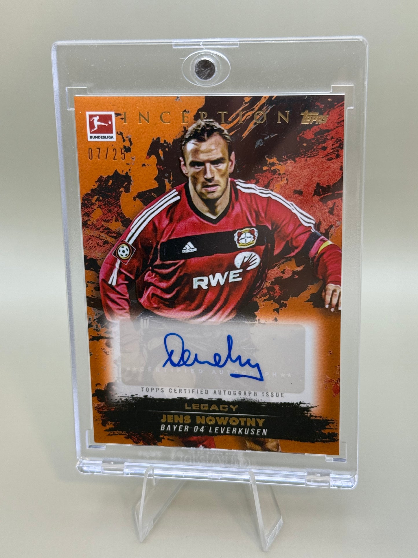 Topps Inception Bundesliga | Jens Nowotny - Autogramm 07/25
