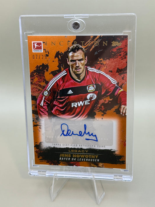 Topps Inception Bundesliga | Jens Nowotny - Autogramm 07/25