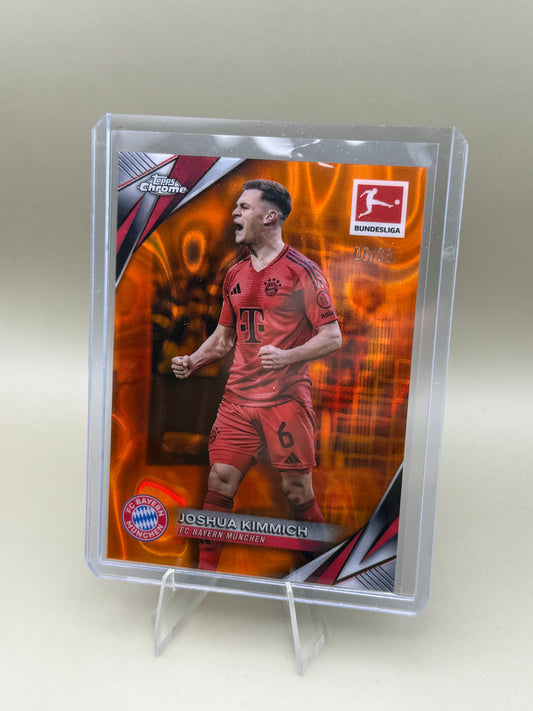 Joshua Kimmich | FC Bayern München | Topps Chrome | limitiert /25 | Jersey Number match