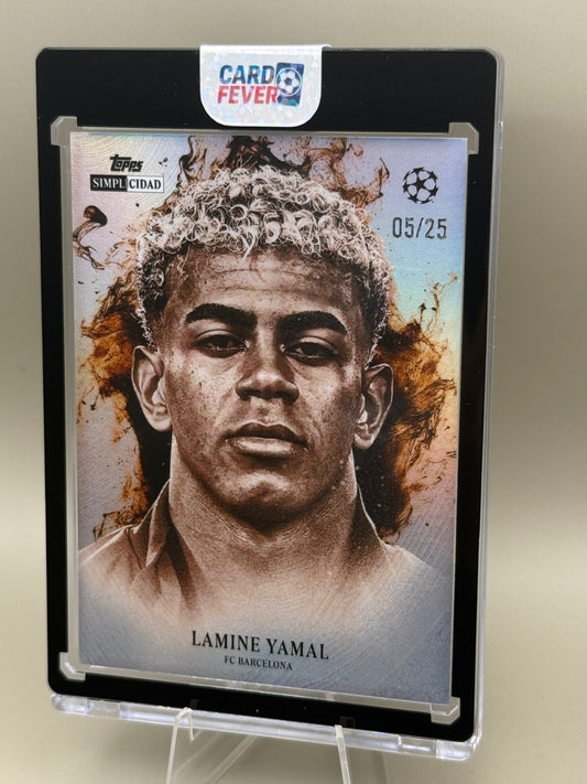 Lamine Yamal | Topps Simplicidad UCC 25/26 | Barcelona | Retrato | limitiert /25
