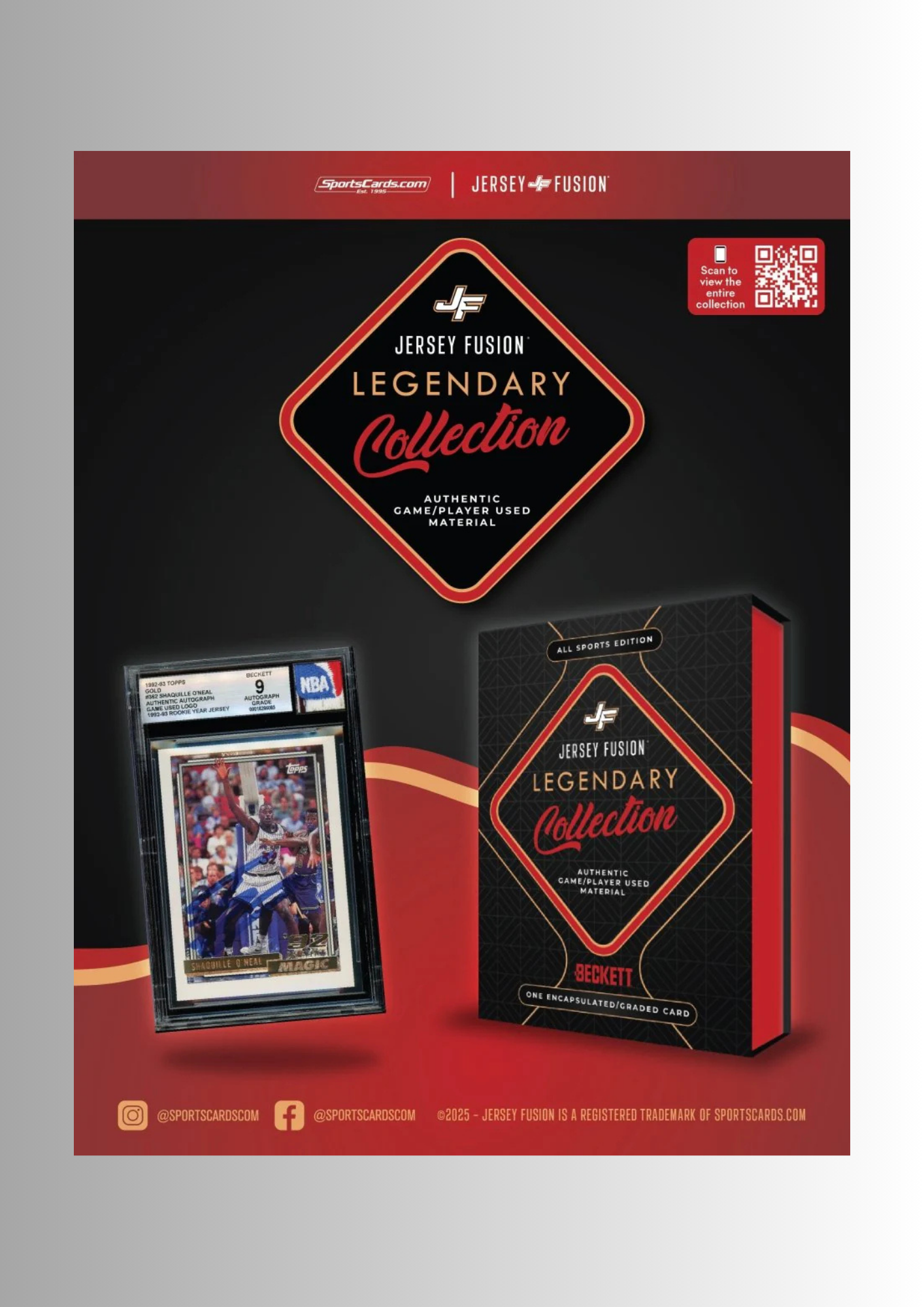Jersey Fusion All Sports Legendary Collection Box 2025