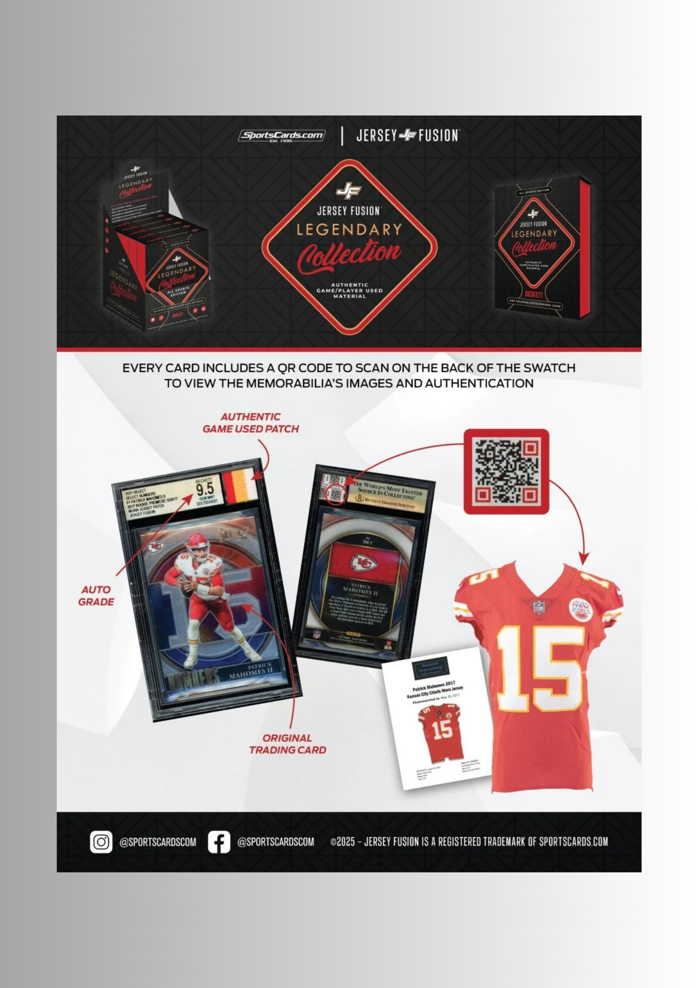 Jersey Fusion All Sports Legendary Collection Box 2025