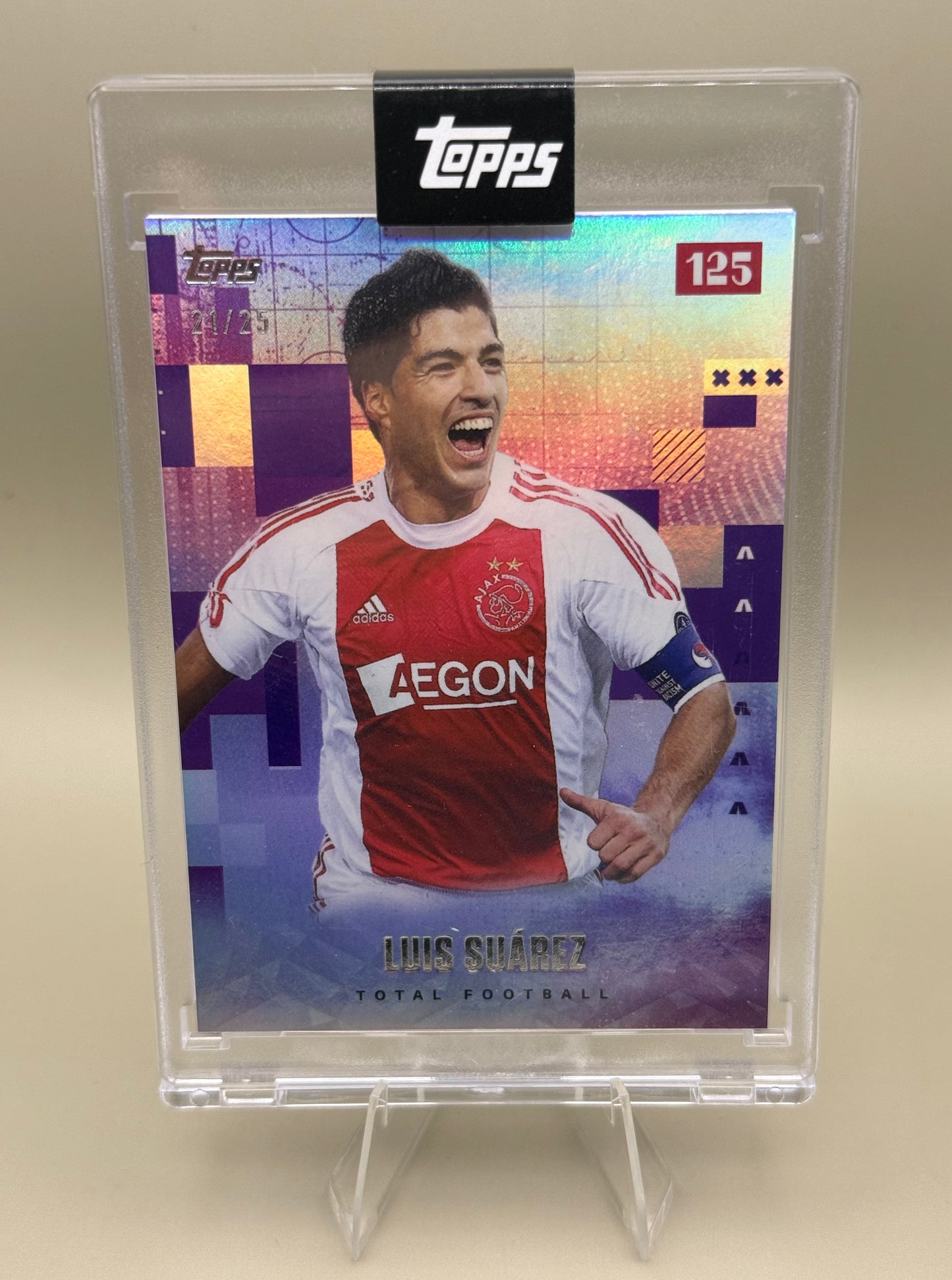 Topps 125th anniversary Ajax Amsterdam | Luis Suarez | limitiert /25 | Total Football
