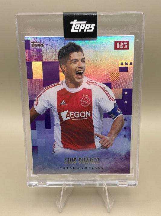 Topps 125th anniversary Ajax Amsterdam | Luis Suarez | limitiert /25 | Total Football