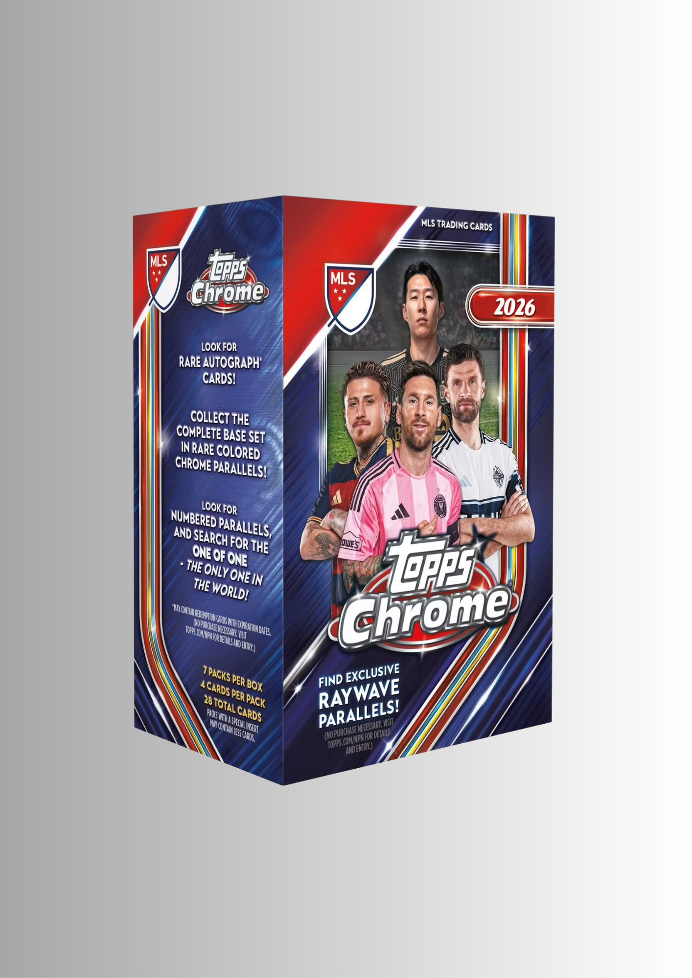 2026 Topps MLS Major League Soccer Chrome - Blaster Box