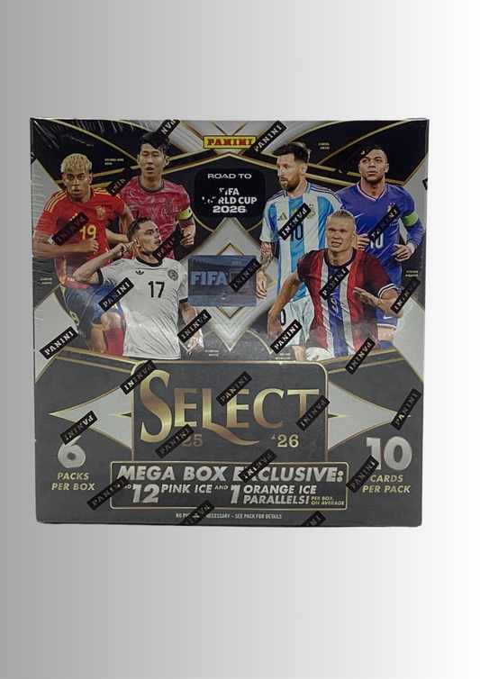 2025/26 Panini Select Road to FIFA World Cup Soccer - Mega Box