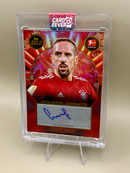 Frank Ribéry | Topps Gold Bundesliga | Auto | limitiert /5