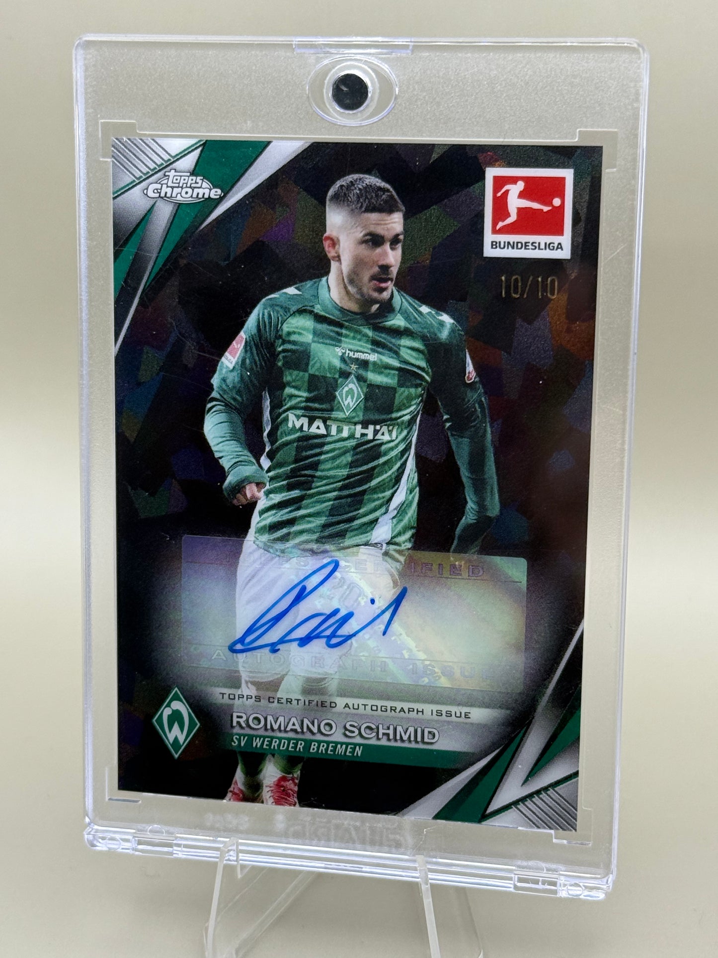 Topps Chrome Bundesliga 2024/25 | Romano Schmid Auto 10/10 | SV Werder Bremen