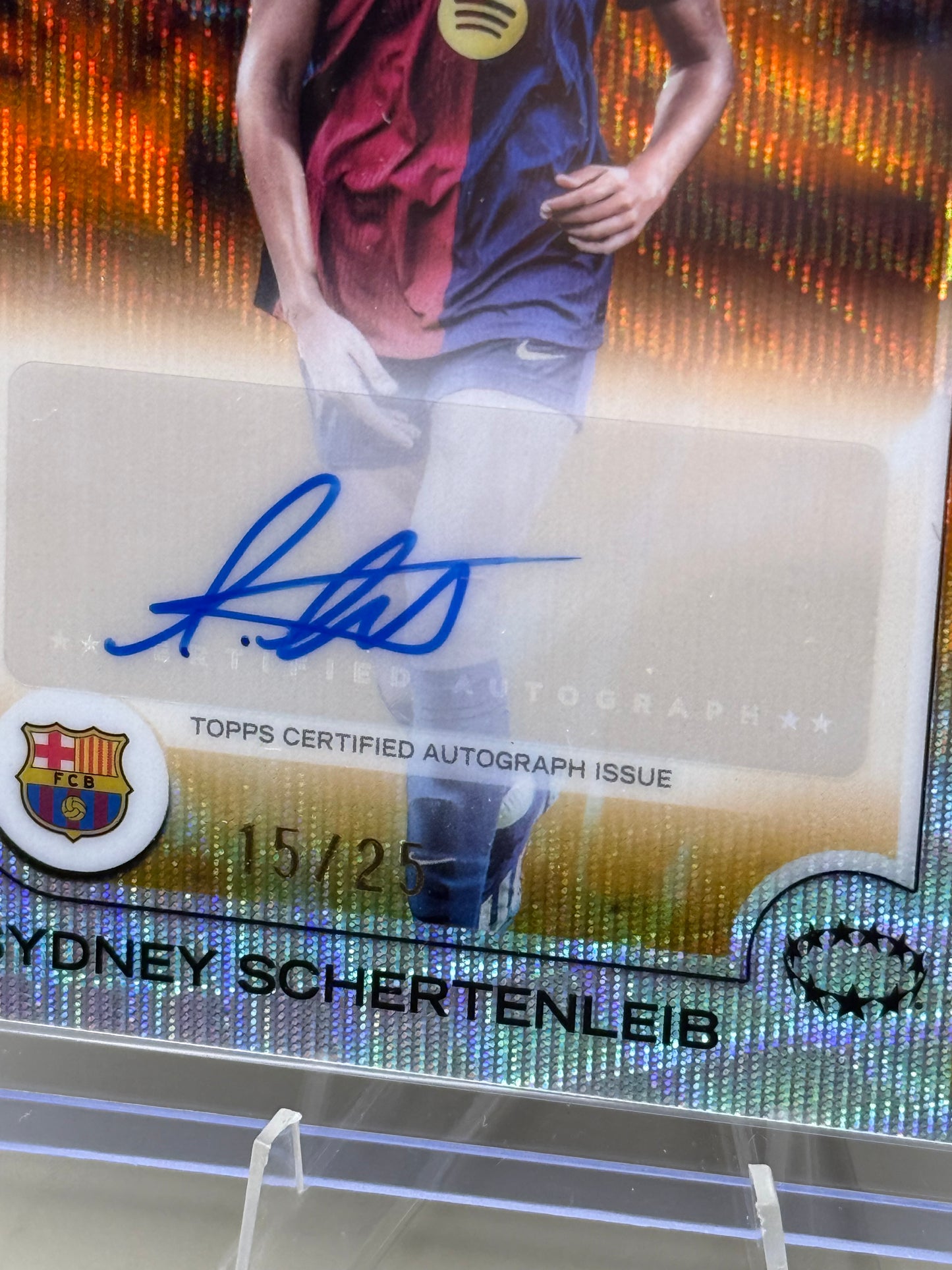 Sydney Schertenleib | Rookie | Topps Chrome UWCL 2025/26 | Auto | limitiert /25