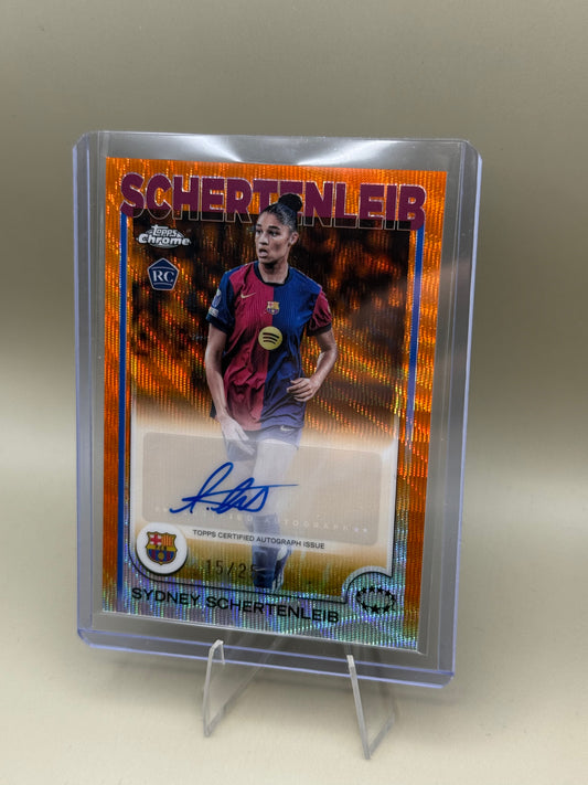 Sydney Schertenleib | Rookie | Topps Chrome UWCL 2025/26 | Auto | limitiert /25
