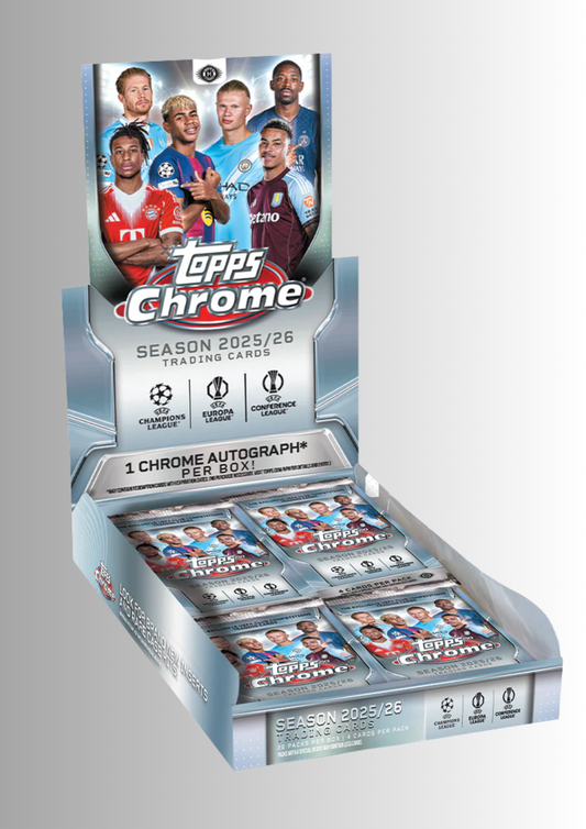 Topps Chrome UEFA Club Competitions 2025-26 - Hobby Box
