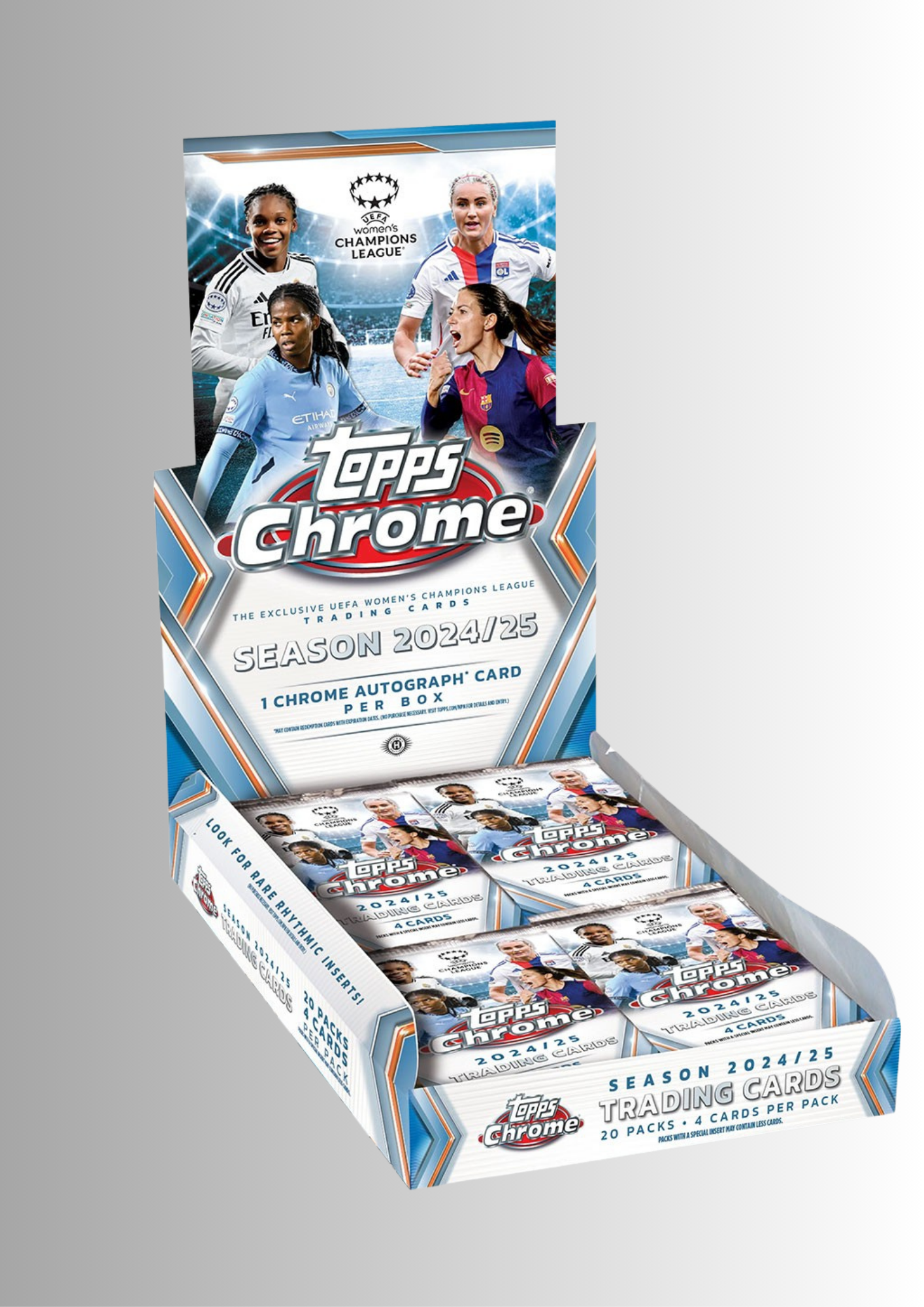 Topps Chrome UEFA Women’s Champions League 2024/25 - Hobby Box