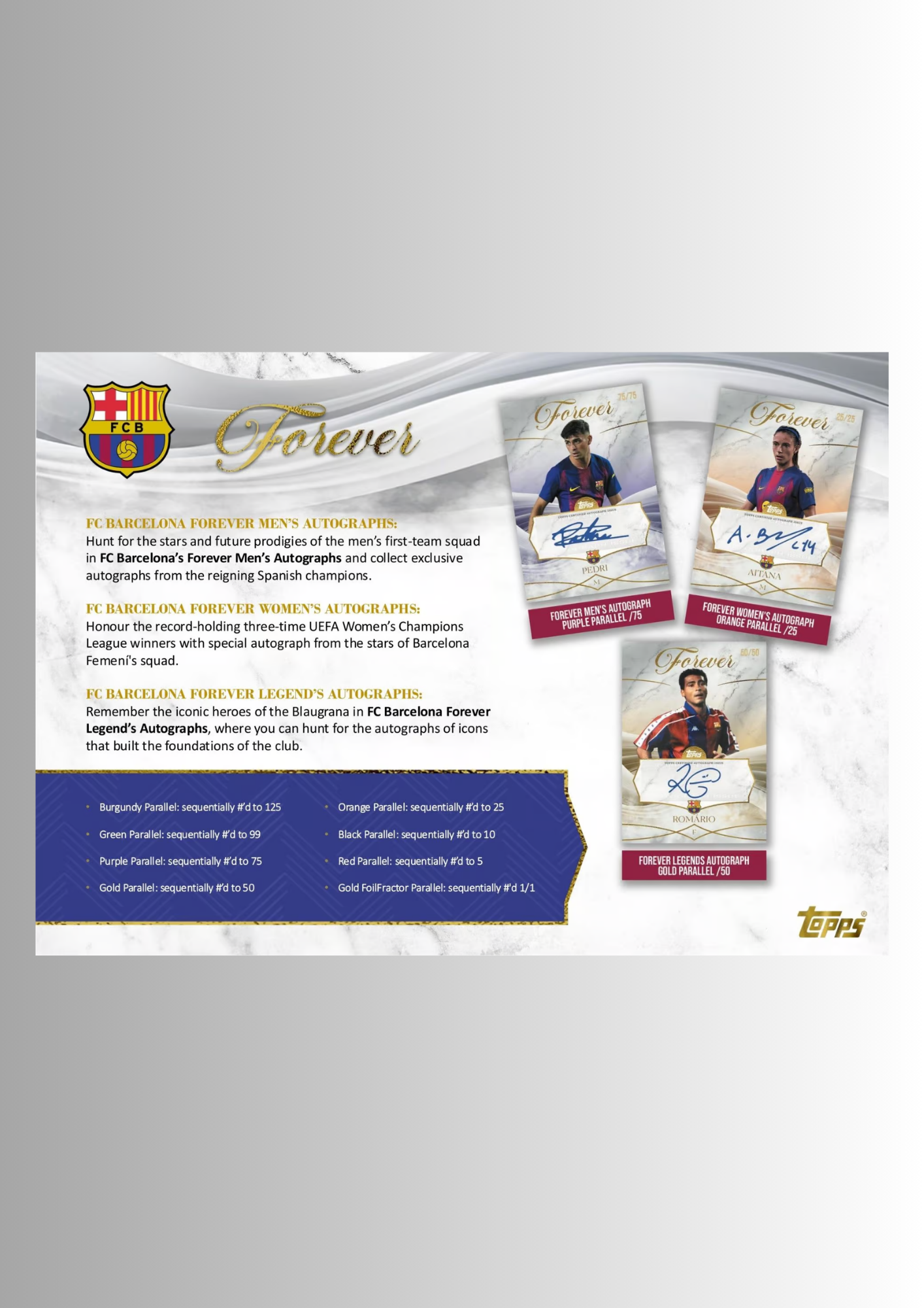 Hit Draft #1 - 2025/26 Topps Forever FC Barcelona Hobby Box