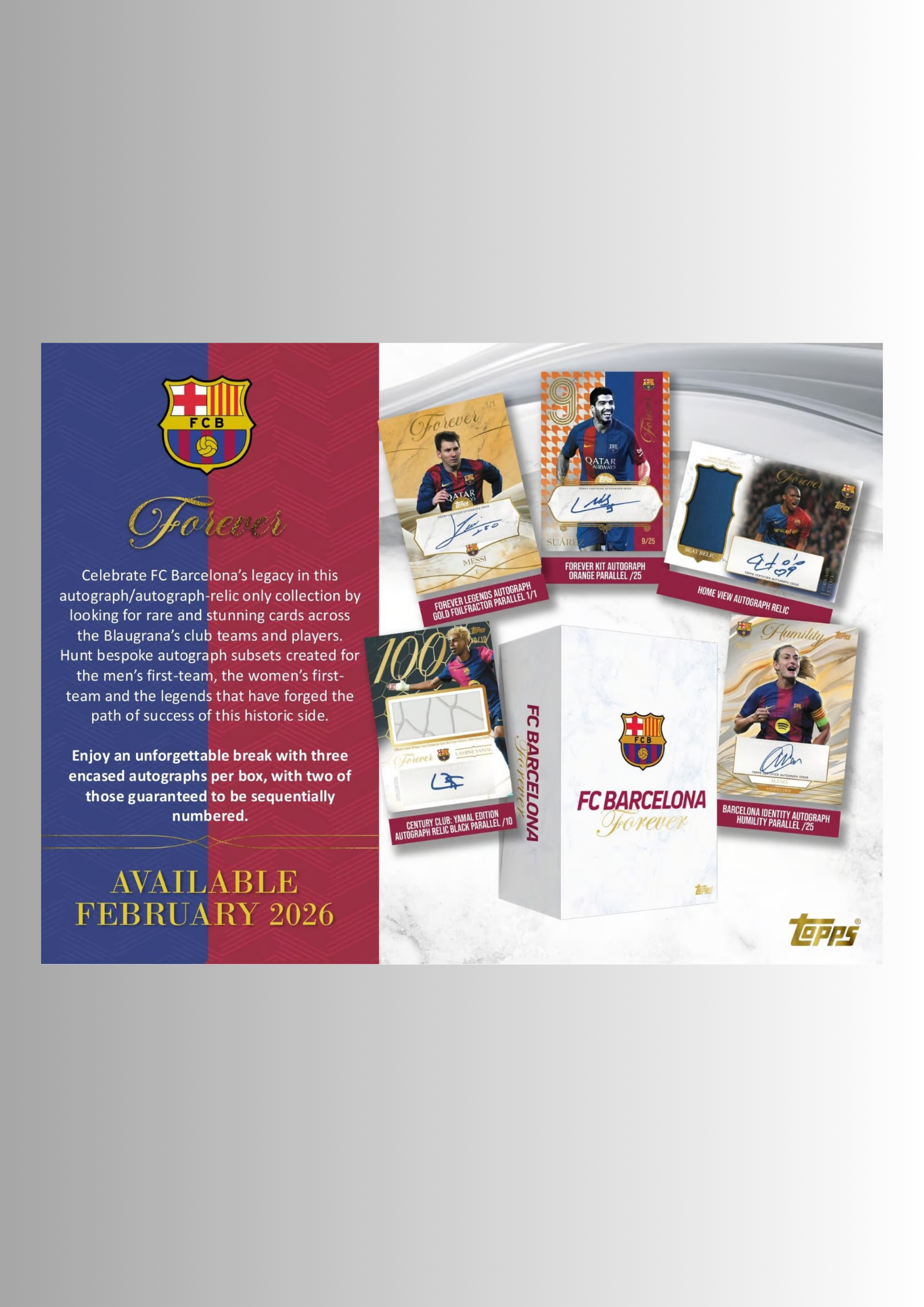 Hit Draft #1 - 2025/26 Topps Forever FC Barcelona Hobby Box