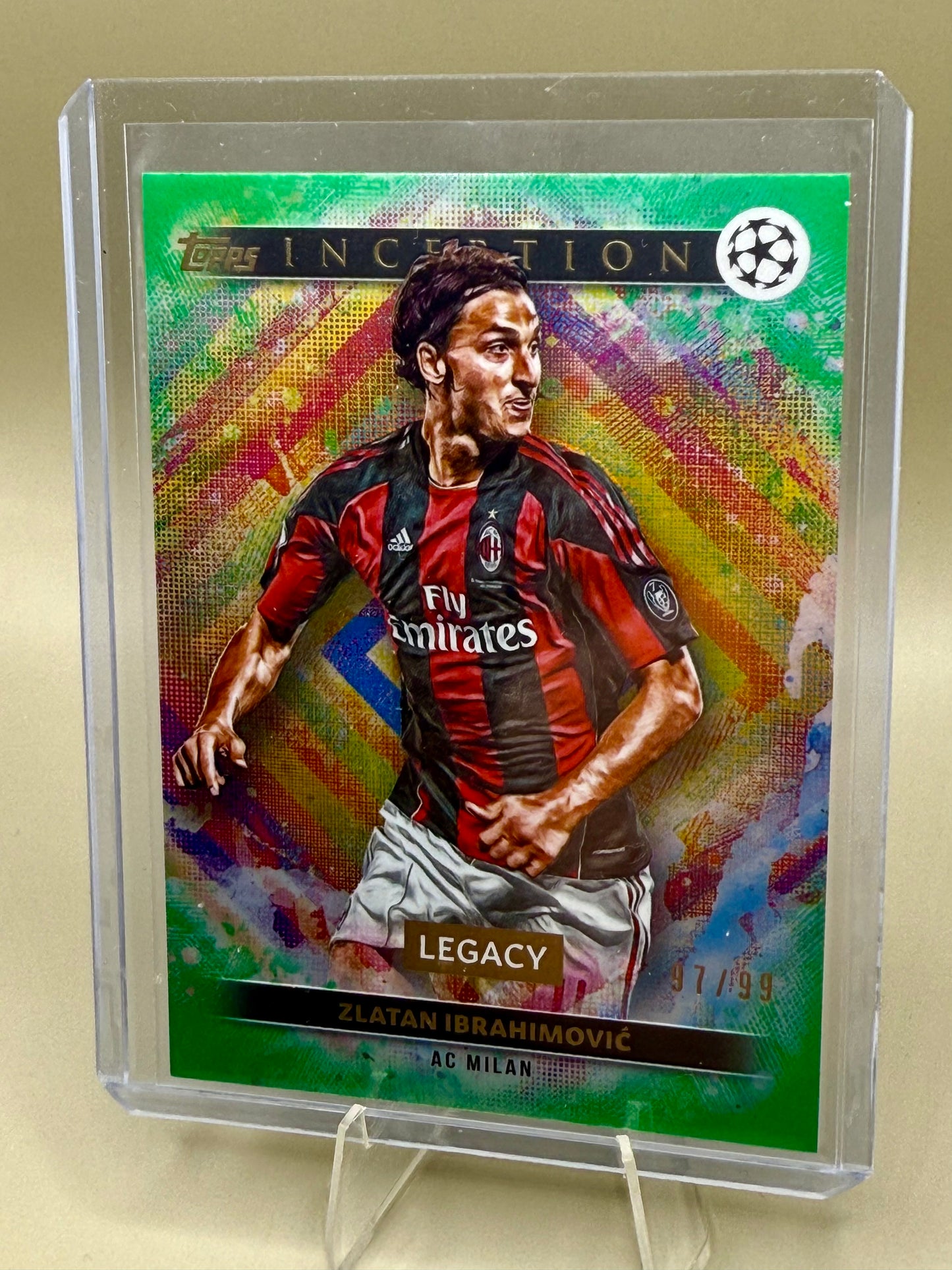 Topps Inception UCC 2024/25 | Zlatan Ibrahimovic | AC Milan | limitiert 97/99 | Legacy