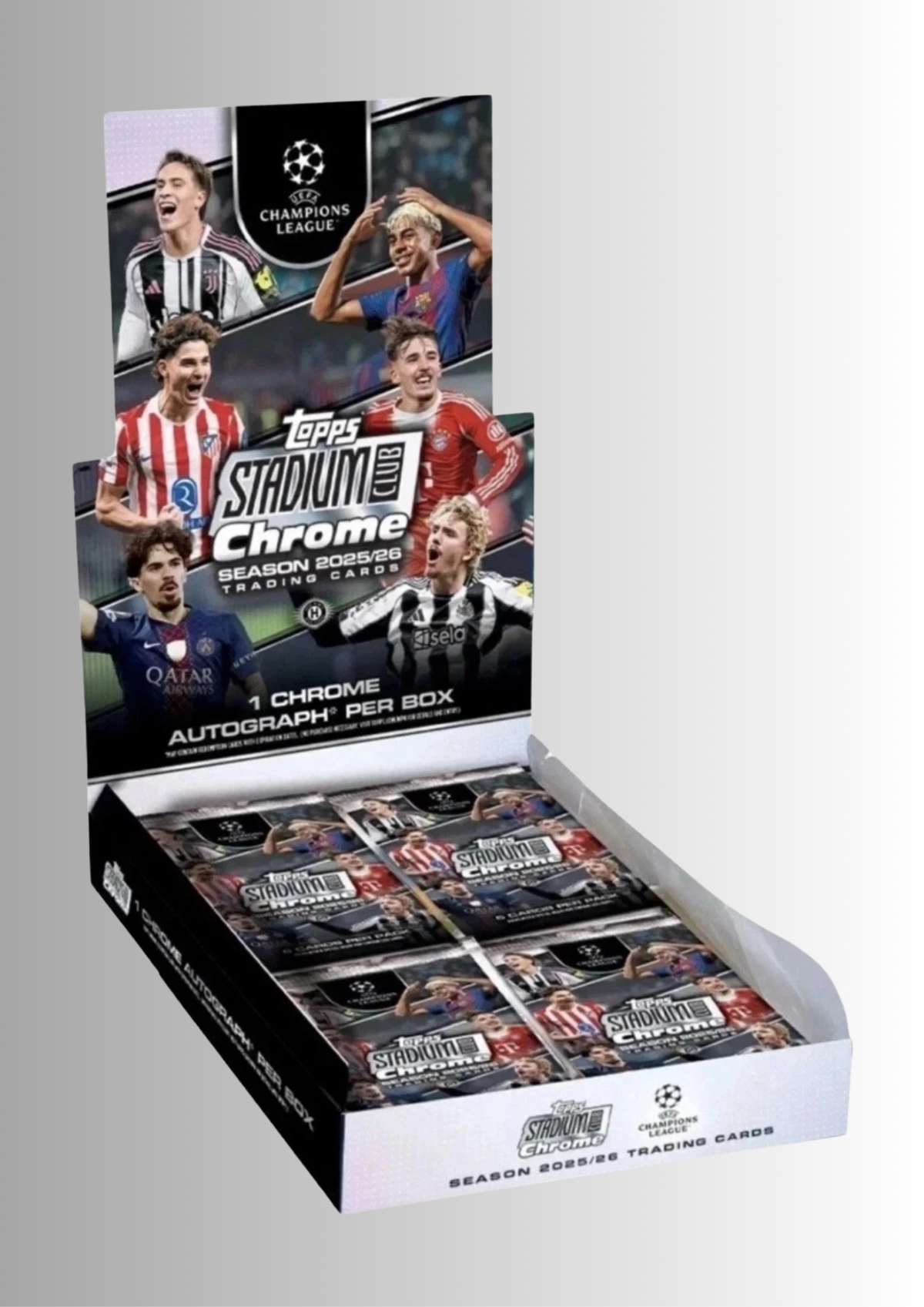 Topps Stadium Club Chrome UEFA Champions League 2025/26 - Hobby Box