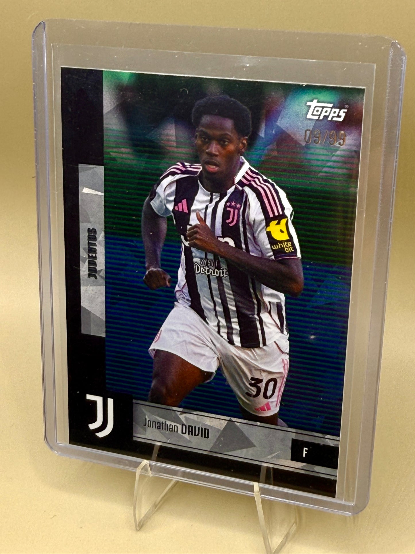 Topps Team Set 2025/26| Juventus |Jonathan David limitiert 09/99
