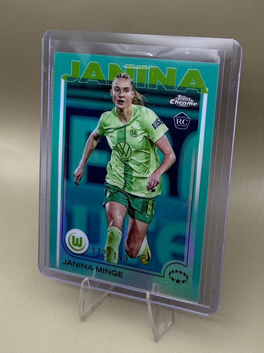 Topps UWCL 2024/25 | Janina Minge | VFL Wolfsburg | RC | limitiert 172/199