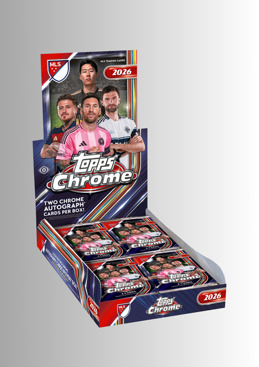 2026 Topps MLS Major League Soccer Chrome - Hobby Box